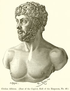 Clodio Albino (Busto del Capitolio, Sala de los Emperadores, No. 49)