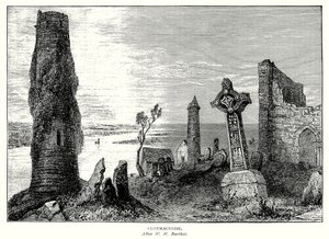 Clonmachnoise (grabado) de English School
