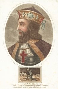 Clodoveo I, primer rey cristiano de los francos de English School