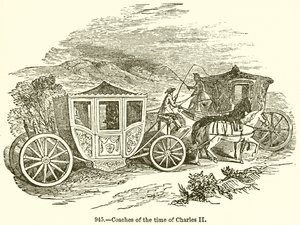 Carruajes de la Época de Carlos II de English School