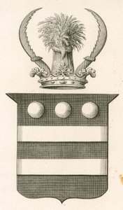 Escudo de armas de Sir Edward Hungerford de English School