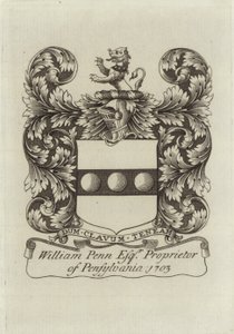 Escudo de armas de William Penn de English School