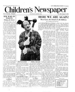 Coco el Payaso, portada de 