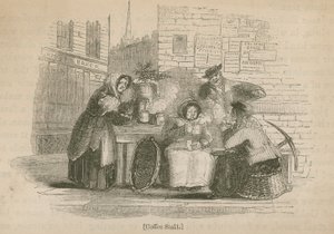 Puesto de café en una calle de Londres