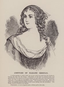 Coiffure de Madame Grignan (grabado)