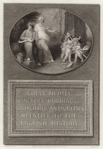 Monedas, medallas, edificios antiguos y otras antigüedades relativas a la historia inglesa de English School