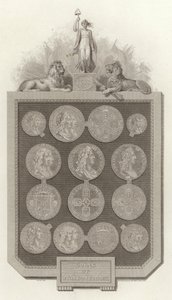 Monedas de Guillermo y María de English School