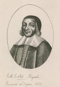Coll Corbet, regicida, ejecutado en Tyburn, 1662 de English School