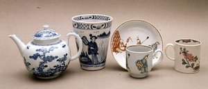 Colección de porcelana de Liverpool de English School