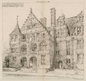 Jardines Collingham, Kensington, Londres de English School