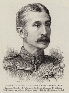 Coronel Arthur Chichester Crookshank (grabado) de English School