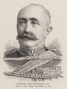 Coronel Ben Williams, CB (grabado) de English School