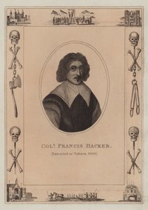 Coronel Francis Hacker, ejecutado en Tyburn, 1660 de English School
