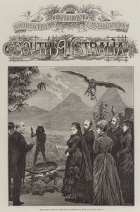Exposición Colonial e India, Australia del Sur, la Visita de la Reina a la Corte de Australia del Sur, el Viernes 21 de Mayo de English School