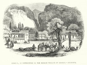 Colosas, representada por el Pueblo Moderno de Khonas, Arundell
