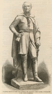 Estatua colosal del difunto General Sir Charles James Napier de English School