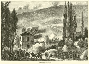 Combate en Chatillon, octubre de 1870 de English School