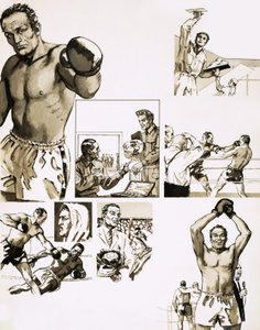 Biografía en cómic de Henry Cooper de English School