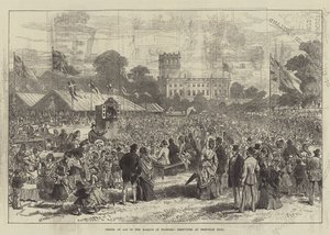 Mayoría de edad del Marqués de Stafford, festividades en Trentham Hall de English School