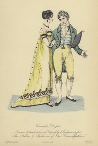 Vestido de concierto para damas y caballeros de English School