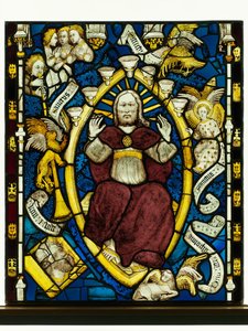 Panel conservado de la Gran Ventana Este en York Minster: 