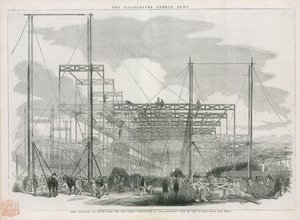 Construcción del Palacio de Cristal, Gran Exposición de 1851 de English School