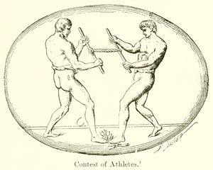 Competencia de atletas