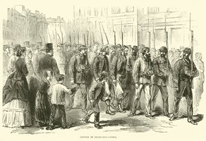 Convoy de desertores, París, octubre de 1870 de English School