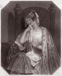 Cordelia (Rey Lear) - en - “Galería de Mujeres de Shakespeare, colección de cuarenta y cinco retratos serios por artistas londinenses tempranos, enriquecidos con notas críticas y literarias” circa 1838 de English School