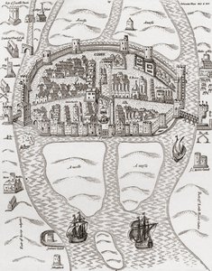 Cork, Condado de Cork, Irlanda en 1633, de 