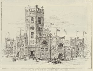 Palacio de Maíz, Sioux City, Iowa, Estados Unidos de América de English School