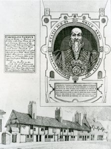 Cornelius Van Dun (1483-1577) Memorial y casas de beneficencia, 1798