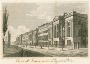 Cornwall Terrace, Regents Park, Londres de English School