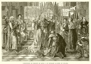 Coronación en Cracovia de Luis I de Hungría como rey de Polonia