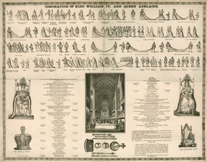 Coronación del Rey Guillermo IV y la Reina Adelaida