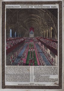 Coronación de su Majestad Jorge III en Westminster de English School