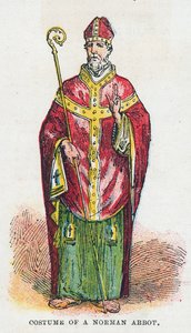 Traje de un abad normando de English School