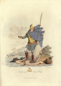 Traje de un jefe sajón