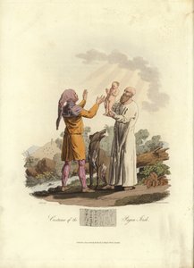 Traje de los irlandeses paganos de English School