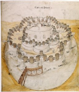 Algodón Augusto I. i. f.20 Una vista de pájaro coloreada de un 