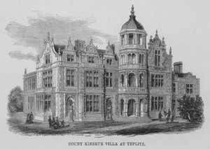 Villa del Conde Kinski en Teplitz