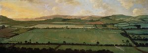 Campo alrededor de Dixton Manor, c.1725 de English School