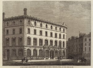 Mejoras en Covent Garden - Nuevas salas de subastas de Messrs Debenham, Storr y Sons de English School