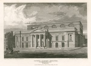 Teatro Covent Garden, Westminster, Londres (grabado)