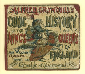 Portada de la Historia Cómica de los Reyes y Reinas de Inglaterra de Alfred Crowquill de English School