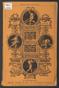 Portada de la revista The Cornhill, enero de 1874 de English School