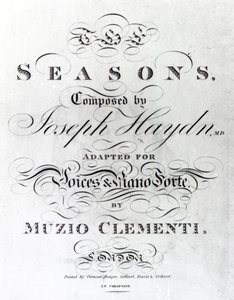 Portada de la partitura de 