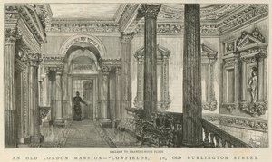 Cowfields, 30 Old Burlington Street: Galería al piso del salón de English School