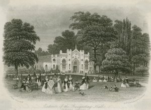 Jardines de Cremorne, Londres: exterior del Salón de Banquetes de English School