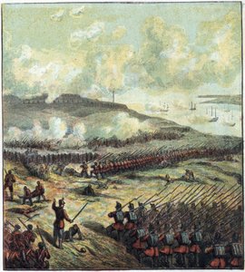 Guerra de Crimea (1853-1856): la batalla de Inkermann el 5/11/1854 entre Rusia y la coalición británica, francesa y turca que ganó. La Batalla de Inkerman